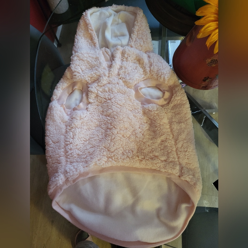 Extra large fleece hoodie for your dog